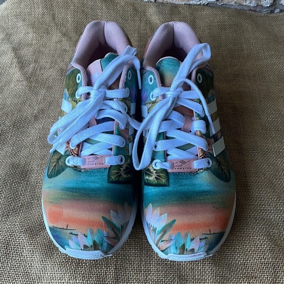 ADIDAS ORIGINALS ZX FLUX W "DUST PINK" Size 7 1/2 Rare Sold Out Hard to find - Picture 6 of 12